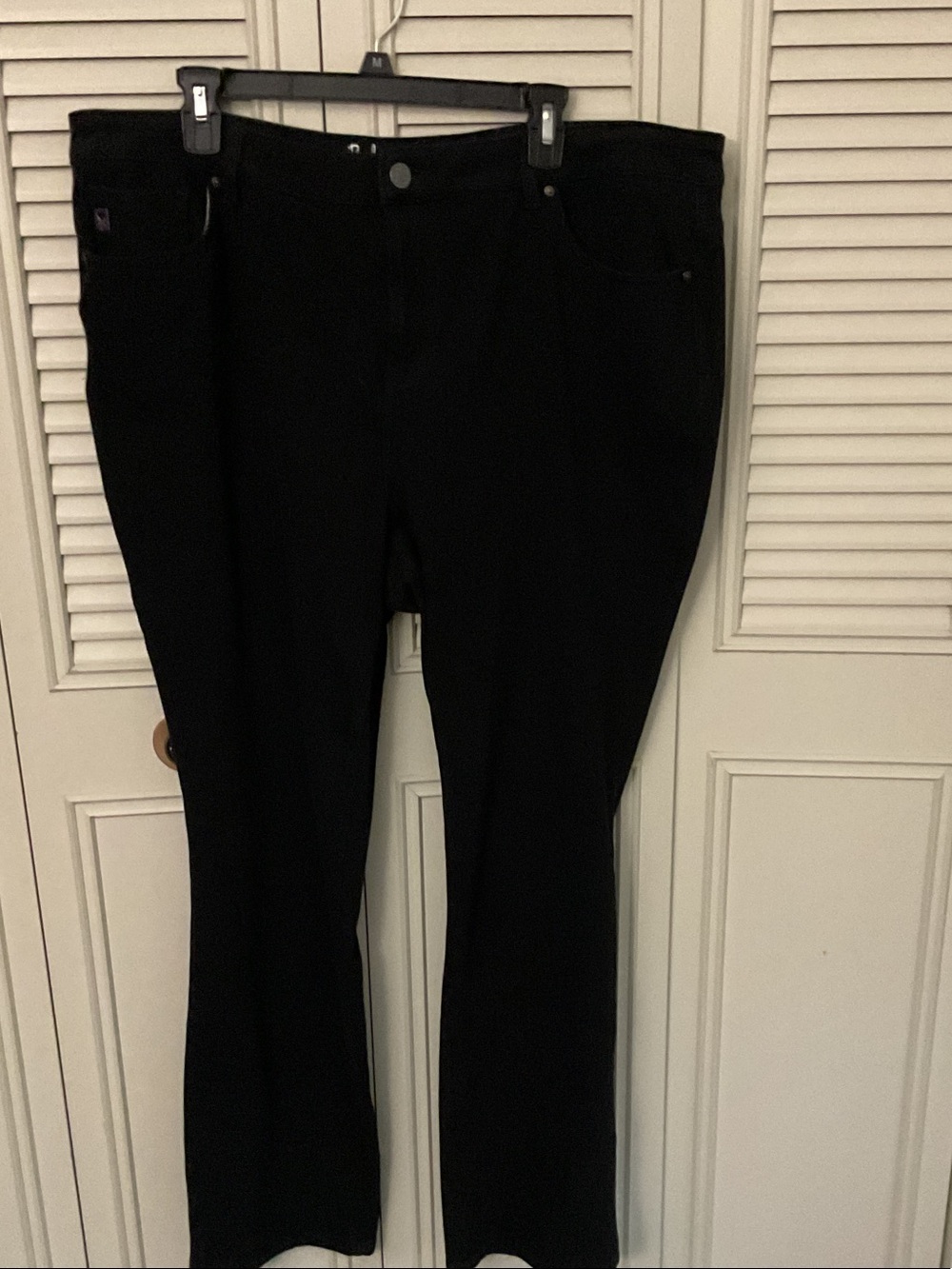 Belle by Kim Gravel Women's Black Boot Cut Jeans